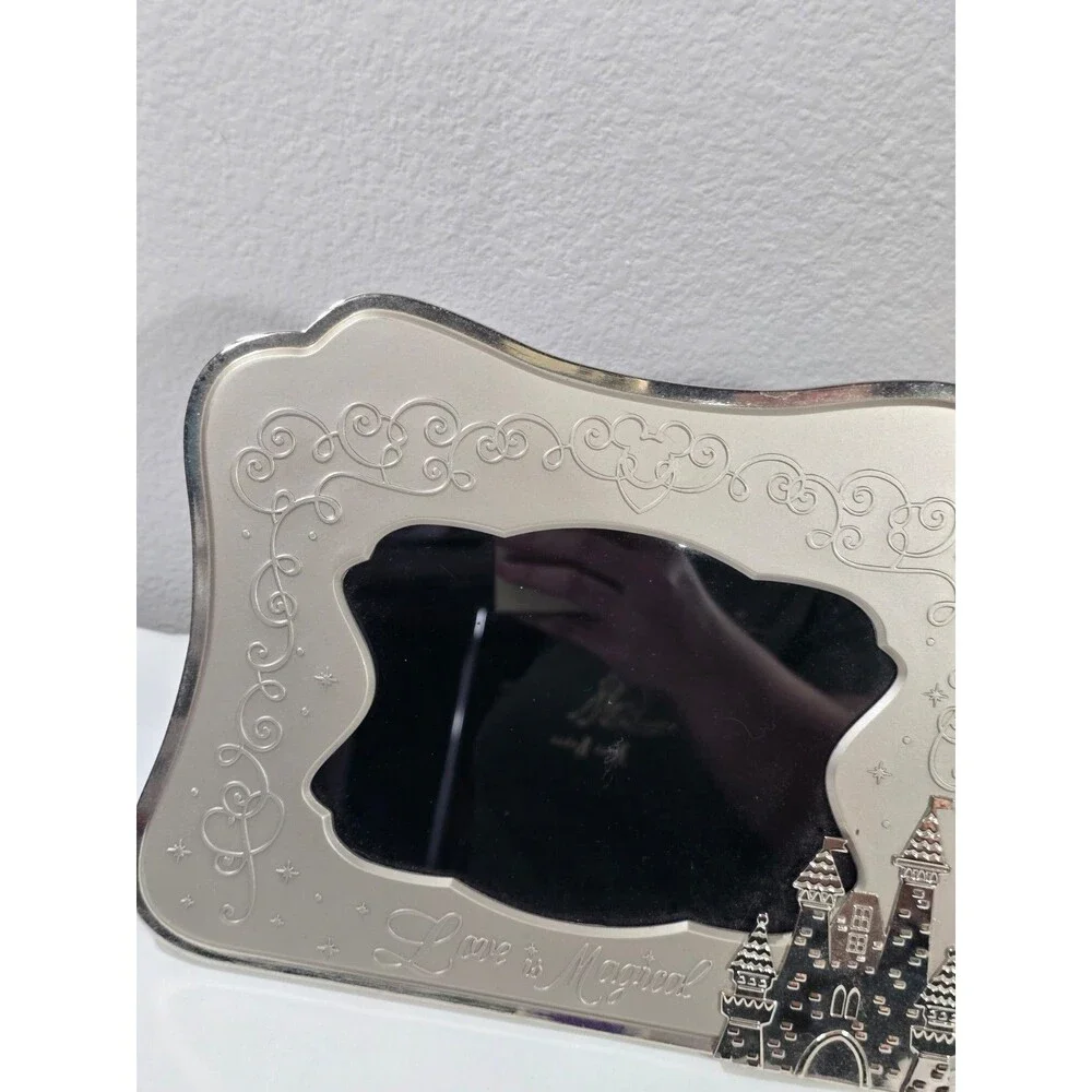 Disney Parks Love is Magical Metal Frame 5 x 7 Photo Wedding Anniversary